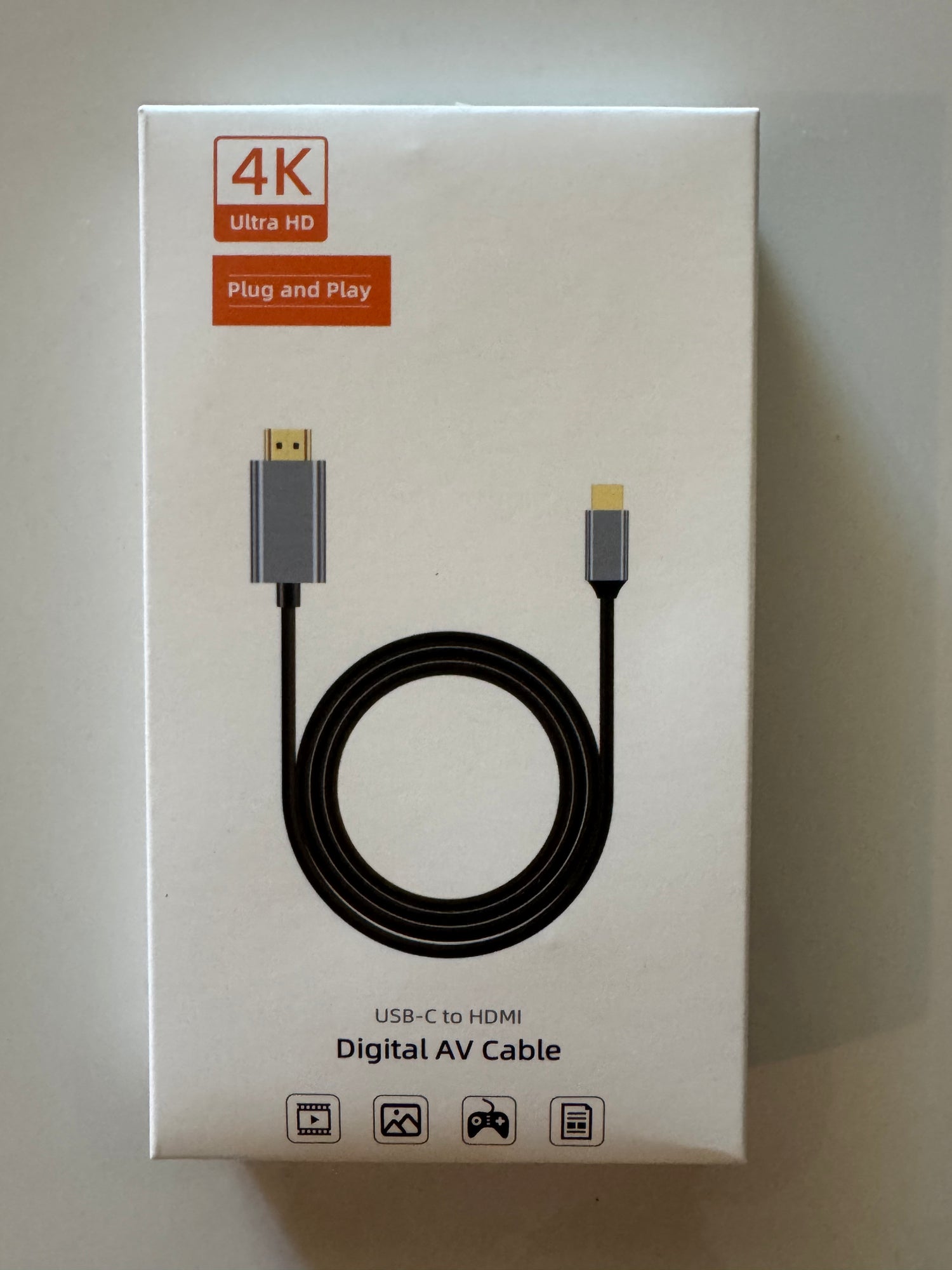 Cable HDMI vers USB-C